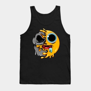 Drooling Zombie Emoji Tank Top